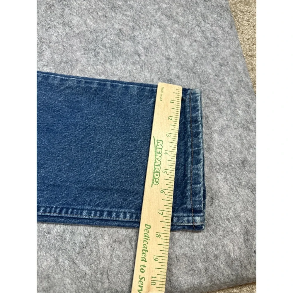 Wrangler Jeans Mens 32x28* Blue Denim Straight Leg 936PWD Cowboy Western Pants